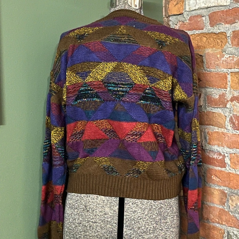 Colorful Geometric Sweater - Picture 2 of 2